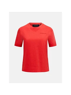 Tričko PEAK PERFORMANCE Original Small Logo Tee Women, červené