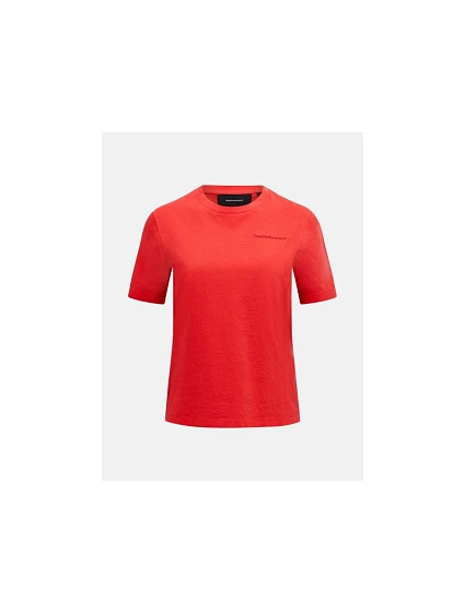 Tričko PEAK PERFORMANCE Original Small Logo Tee Women, červené