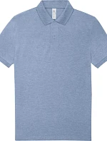 B&C My Polo 210 Piqué polo z těžké bavlny 01.U426 heather blue