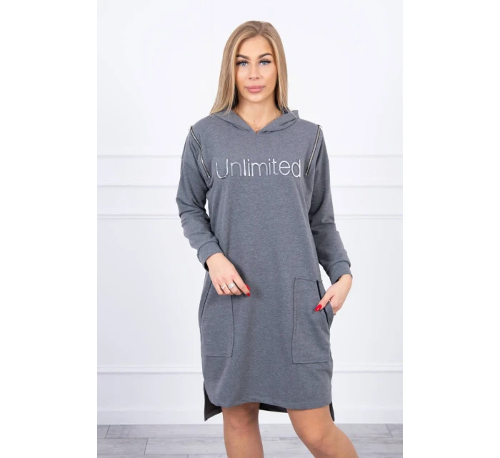 Neomezené grafitové šaty Neomezené grafitové šaty