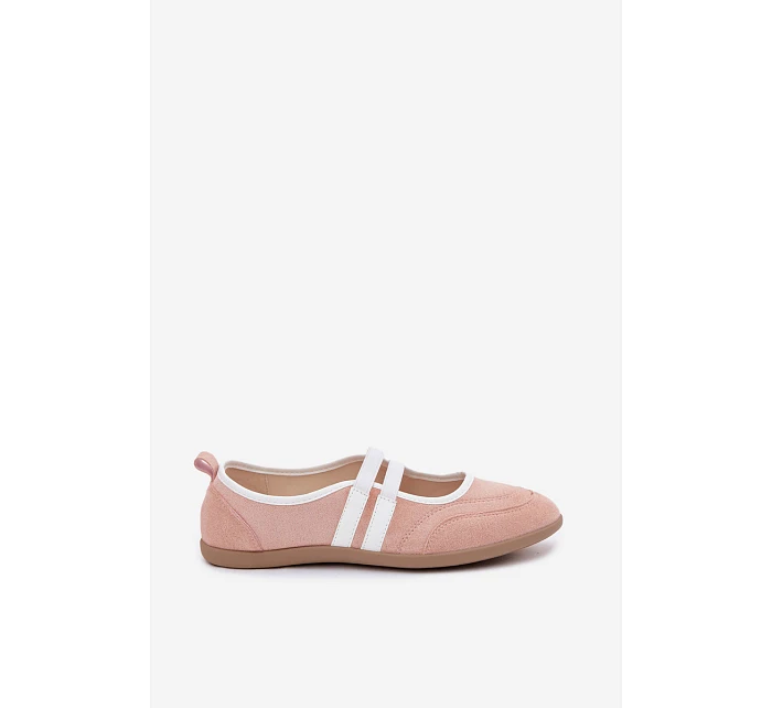 Sportovní baleríny s elastickými pásky Růžové Donatella Sportovní baleríny s elastickými pásky Růžové Donatella