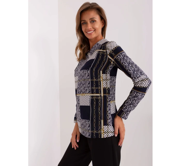 Koszula LK KS model 18848079 granatowy - FPrice Koszula LK KS model 18848079 granatowy - FPrice