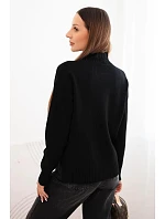 Dámský svetr 2020.17 černý - Kesi Dámský svetr 2020.17 černý - Kesi