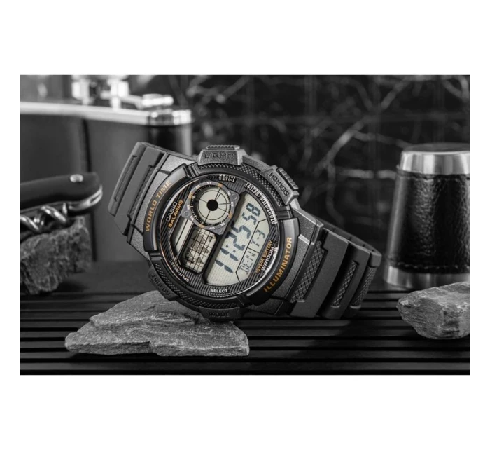 Pánské hodinky CASIO AE-1000W-1AVDF + BOX