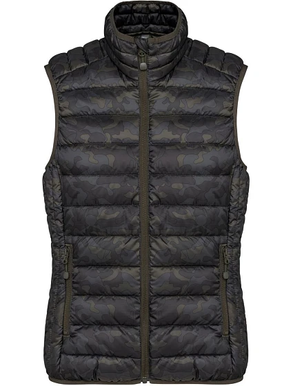 Kariban K 6114 Dámská lehká vesta 20.6114 jungle camo Kariban K 6114 Dámská lehká vesta 20.6114 jungle camo