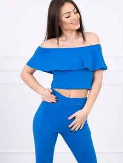 Chrpová souprava s volánky