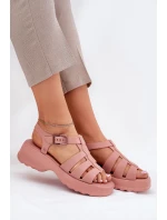 Dámské Sandály  Špinavě Růžové model 21695829 - Zaxy