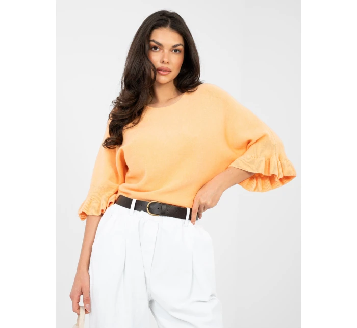 Jumper IT SW 99244.65 světle oranžový