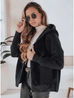 Dámská alpaková bunda KATHERINE black FashionStreet NY0481z Dámská alpaková bunda KATHERINE black FashionStreet NY0481z