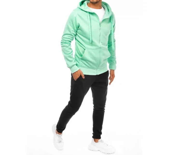 FashionStreet pánská mátová a černá tepláková souprava AX0654