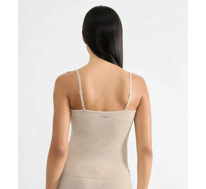 sloggi GO Ribbed Spaghetti Top - GRAY - SLOGGI GRAY - SLOGGI sloggi GO Ribbed Spaghetti Top - GRAY - SLOGGI GRAY - SLOGGI