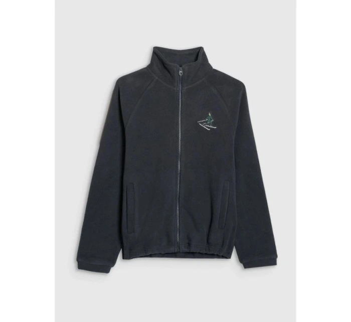 4FHřejivý fleece se stojáčkem chlapecký 4F 4FJRAW25TFLEM438-31S