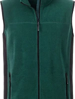 Daiber JN 856 Pánská pracovní fleecová vesta - Strong 02.0856 dark green/black