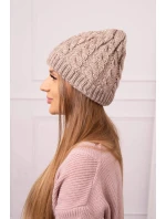 Dámská čepice Kalina K362 tmavě béžová Dámská čepice Kalina K362 tmavě béžová
