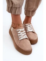 Dámské tenisky MEMORY FOAM SYSTEM BIG STAR Tmavě béžové Dámské tenisky MEMORY FOAM SYSTEM BIG STAR Tmavě béžové