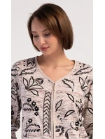 Dámské domácí šaty s tříčtvrtečním rukávem Elena Dámské domácí šaty s tříčtvrtečním rukávem Elena