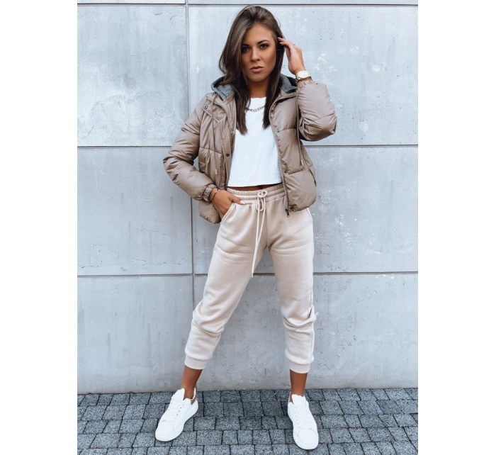 Dámská prošívaná bunda KHALEESI camel FashionStreet TY3878