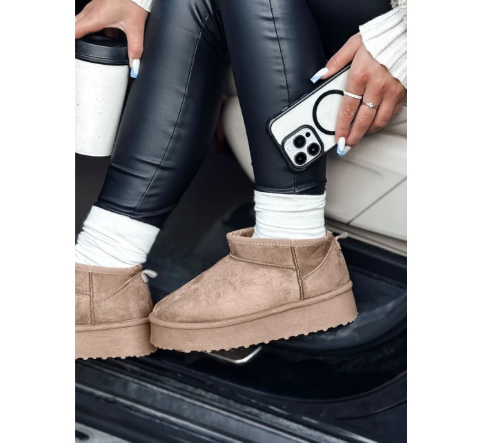 Dámské boty khaki Dstreet model 21981864 - FashionStreet