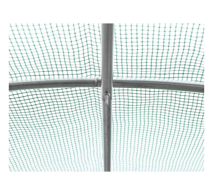 SKLENÍK ZAHRADNÍ TUNEL 200X300X200CM PE KONSTRUKCE ZELENÁ OCEL