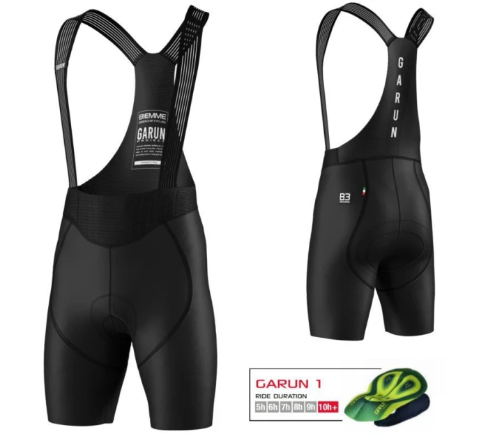 Biemme GARUN PROJECT 25 šortky černé XL