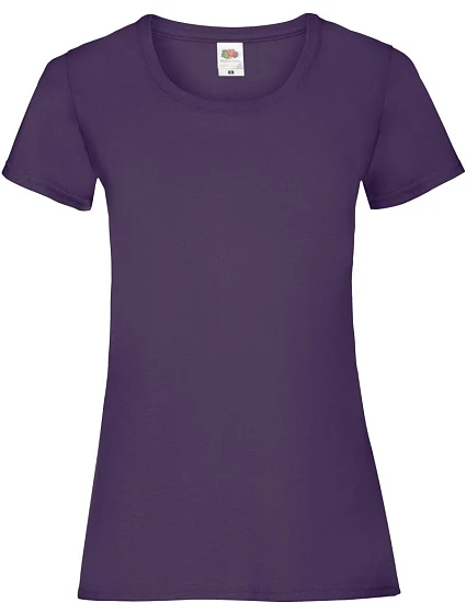 Fruit of the Loom Lady-Fit Valueweight T Dámské tričko 16.1372 purple Fruit of the Loom Lady-Fit Valueweight T Dámské tričko 16.1372 purple