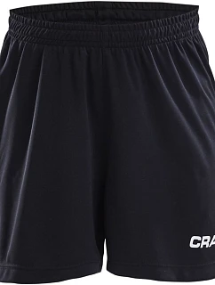 Craft Teamwear Squad Go Short Solid Jr Dětské sportovní kraťasy 82.5586 black