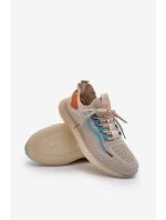 Pánské sportovní boty HI-POLY SYSTEM Big Star NN174452 Beige Pánské sportovní boty HI-POLY SYSTEM Big Star NN174452 Beige