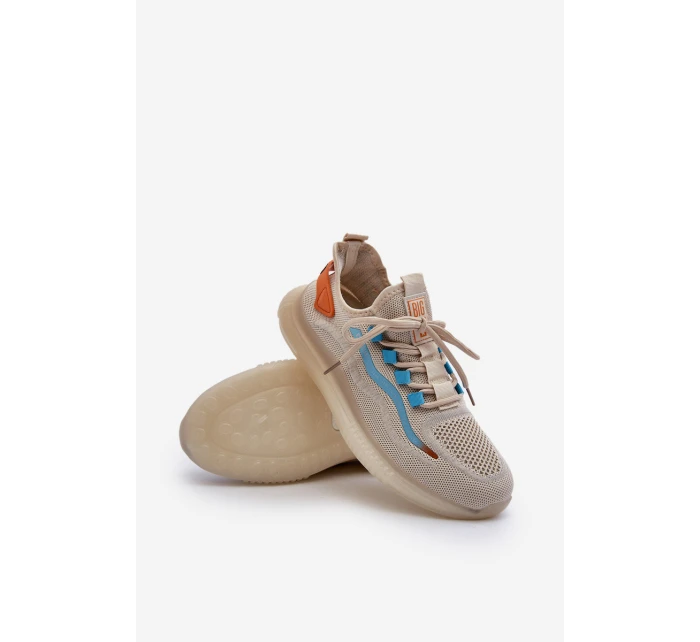 Pánské sportovní boty HI-POLY SYSTEM Big Star NN174452 Beige Pánské sportovní boty HI-POLY SYSTEM Big Star NN174452 Beige