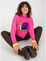 Dámský svetr EM SW 1027 01 růžový