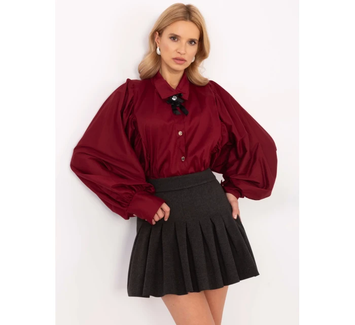 MI KS košile model 20758515 kaštanová - FPrice