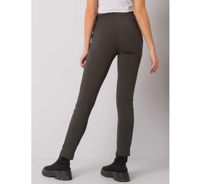 Tepláky RV DR 6650.81P tmavá khaki