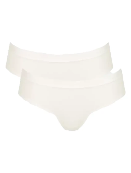 Dámské kalhotky GO Casual Hipster 2P - WHITE - bílé 00GZ - SLOGGI Dámské kalhotky GO Casual Hipster 2P - WHITE - bílé 00GZ - SLOGGI