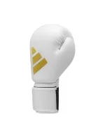 Bílo-zlaté boxerské rukavice Adidas SPEED 50 Bílo-zlaté boxerské rukavice Adidas SPEED 50
