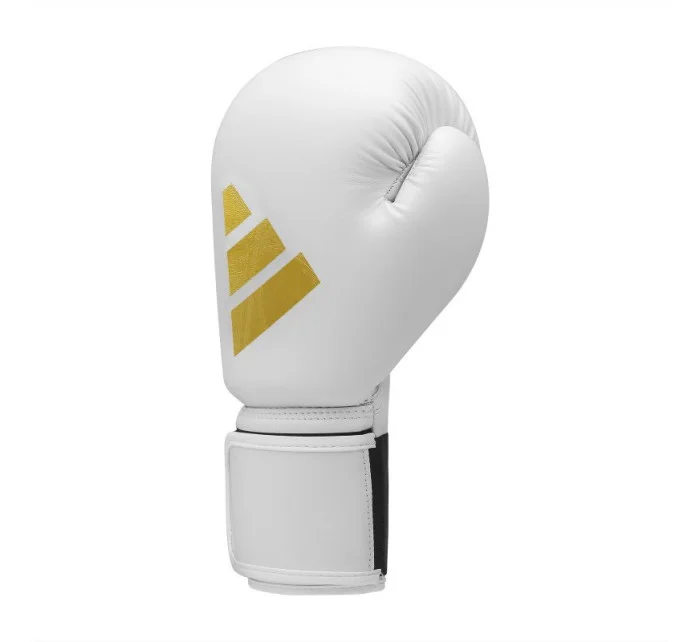 Bílo-zlaté boxerské rukavice Adidas SPEED 50 Bílo-zlaté boxerské rukavice Adidas SPEED 50