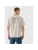 Pánské tričko oversize s potiskem 4F 4FRSS24TTSHM2535-83S