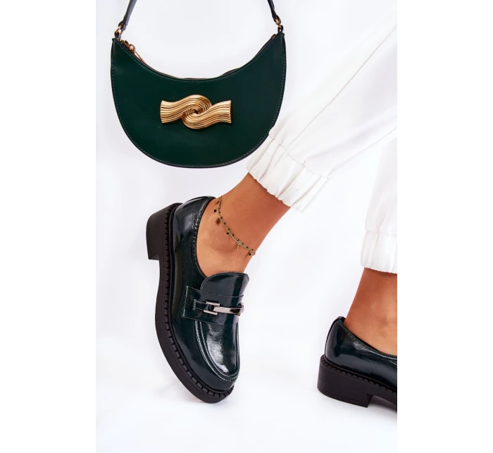 Lakované Boty Se  zelená model 21593221 - Boto