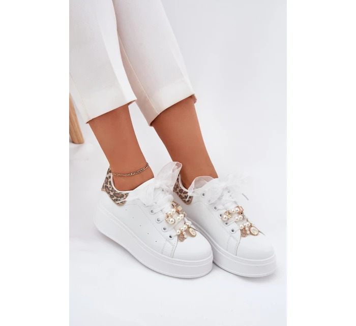 Dámské Tenisky Na Platformě S Bílé Panterka model 21699815 - Boto Dámské Tenisky Na Platformě S Bílé Panterka model 21699815 - Boto