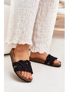 Dámské Pantofle Na Platformě Černé model 21700032 - Boto