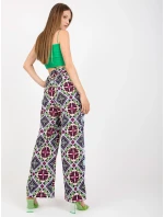 DHJ SP 13587 kalhoty.66P černá a modrá