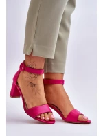 Dámské Sandály Na Podpatku Fuchsie Lexi Dámské Sandály Na Podpatku Fuchsie Lexi