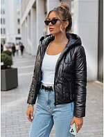 Dámská přechodná prošívaná bunda LILYWOOL černá FashionStreet TY3713