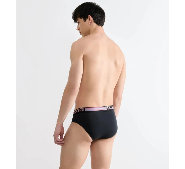 sloggi men GO ABC Natural B Midi 2P - BLACK - SLOGGI BLACK - SLOGGI