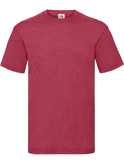 Fruit of the Loom Valueweight T Tričko 16.1036 vintage heather red