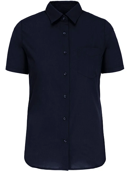 Kariban K 548 Popelínová halenka "Judith" s krátkým rukávem 20.K548 navy Kariban K 548 Popelínová halenka "Judith" s krátkým rukávem 20.K548 navy