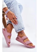 Dámské lehké sandály Big Star LL274744 Fialové