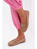 Dámské klasické semišové mokasyny Khaki Corinell Dámské klasické semišové mokasyny Khaki Corinell