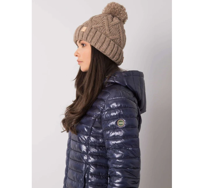 Dámská čepice.18 tmavě lila