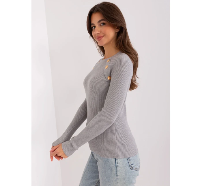 PM SW PM9750 Svetr.08P šedá