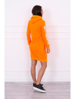 Šaty off White oranžově neonové