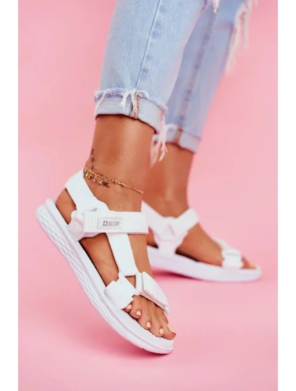 Women's Sandals Big Star White model 19945616 - Big Star Shoes